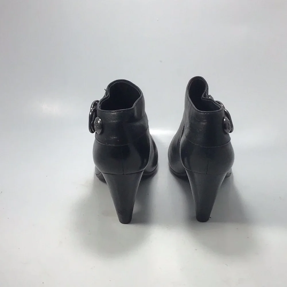 Coach Alexie Matte Calf Ankle Boots Size 7.5 B.